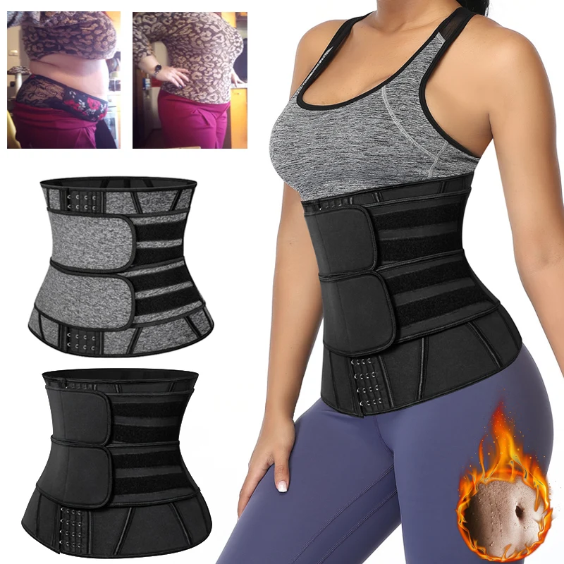 

Waist Trainer Women Slimming Sheath Belly Reducing Shapers Sauna Body Shaper Tummy Sweat Shapewear Workout Trimmer Belt Corset