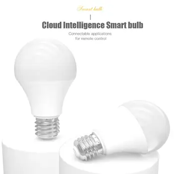 Tuya Smart Life WiFi Smart Bulb 9W RGB+CW+WW E27 B22 Smart LED Lamp 110V/220V LED Smart Light Bulb Work With Alexa/Google Home
Tuya Smart Life WiFi Smart Bulb 9W RGB+CW+WW E27 B22 Smart LED Lamp 110V/220V LED Smart Light Bulb Work With Alexa/Google Home