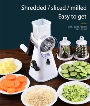 Manual Vegetable Cutter Slicer Multifunctional Round 3 In 1 Grater Potato Carrot Cheese Kitchen Gadgets Kitchen Chopper Tools
Manual Vegetable Cutter Slicer Multifunctional Round 3 In 1 Grater Potato Carrot Cheese Kitchen Gadgets Kitchen Chopper Tools