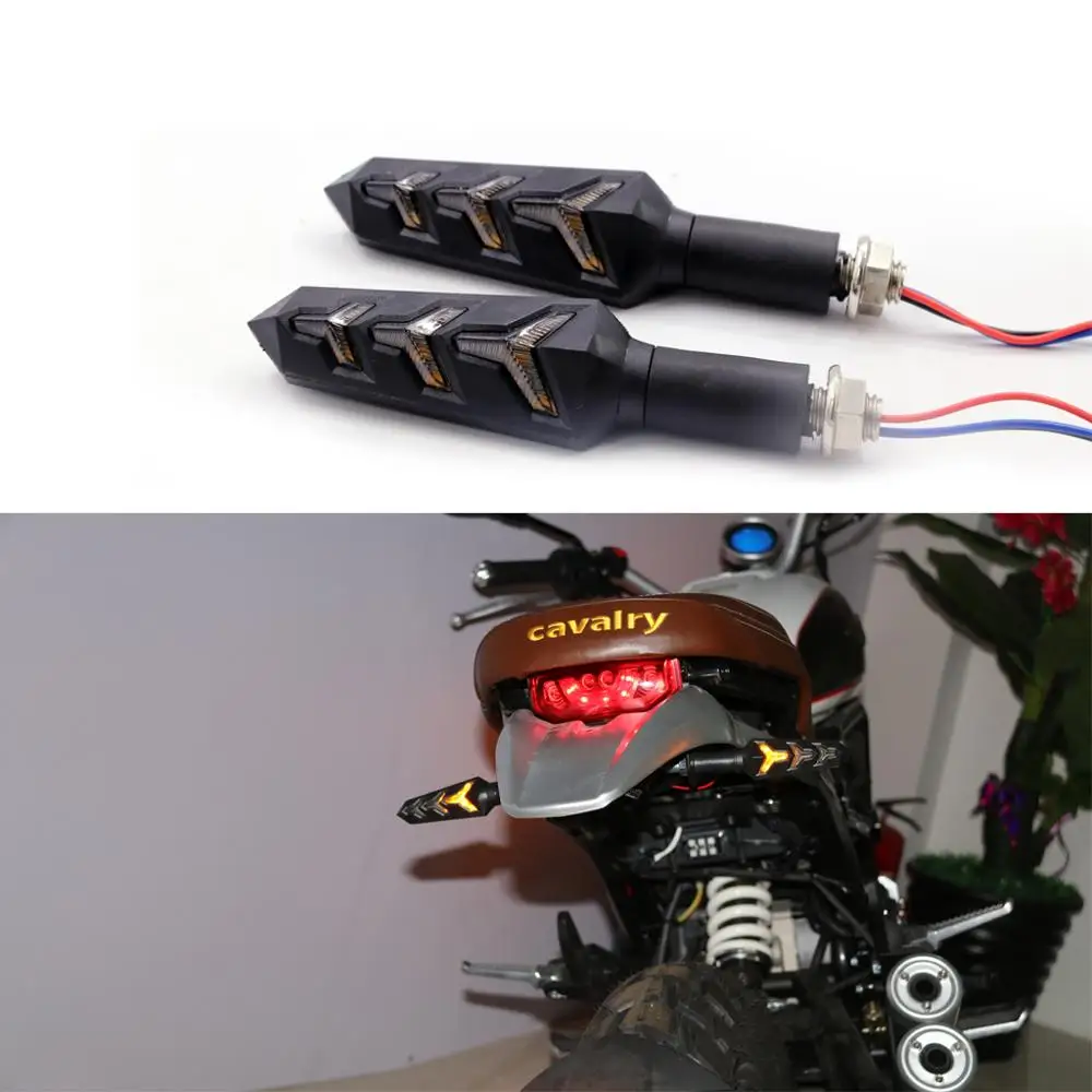 2pcs LED Turn Signals Light Motorcycles bike Flowing Water Blinker Flashing Indicator Tail Stop Signal lamp
2pcs LED Turn Signals Light Motorcycles bike Flowing Water Blinker Flashing Indicator Tail Stop Signal lamp