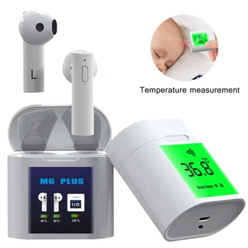 For Xiaomi for Redmi TWS Bluetooth Wireless Earphons display in-earStereo bass Mic Handsfree AI Forehead gun temperature measure
For Xiaomi for Redmi TWS Bluetooth Wireless Earphons display in-earStereo bass Mic Handsfree AI Forehead gun temperature measure