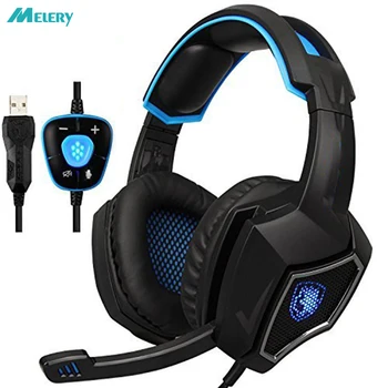 Gaming Headphone 7.1 Surround Stereo Sound USB Computer Headset Microphone Noise Isolating Breathing LED Light For PC Gamers
Gaming Headphone 7.1 Surround Stereo Sound USB Computer Headset Microphone Noise Isolating Breathing LED Light For PC Gamers