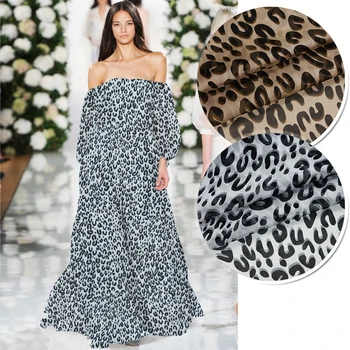 3 Meter Genuine Dress Natural Silk Scarf Beach Skirt Fabric Printed Chiffon Leopard Print 
3 Meter Genuine Dress Natural Silk Scarf Beach Skirt Fabric Printed Chiffon Leopard Print