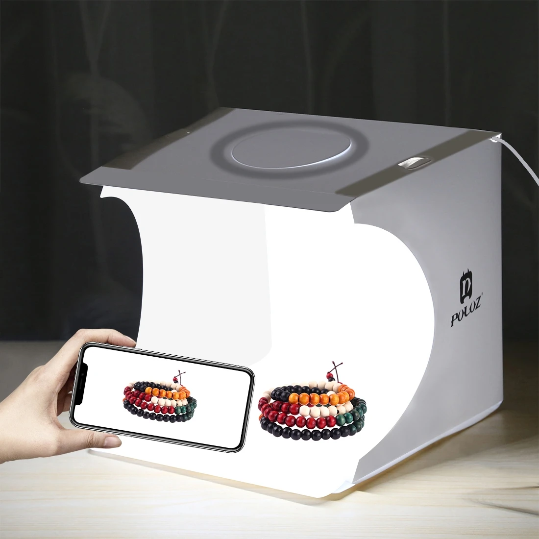 Portable Folding Ring LED Light Room Lightbox Photography Photo Studio Light Tent Soft Box Backdrops for Digital DSLR Camera
Portable Folding Ring LED Light Room Lightbox Photography Photo Studio Light Tent Soft Box Backdrops for Digital DSLR Camera