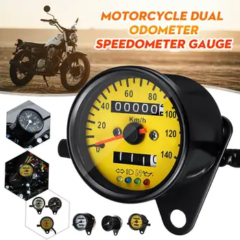 Universal Motorcycle Dual Odometer KMH Speedometer Gauge Meter LED Backlight Signal Light For Honda For Yamaha Cafe Racer
Universal Motorcycle Dual Odometer KMH Speedometer Gauge Meter LED Backlight Signal Light For Honda For Yamaha Cafe Racer