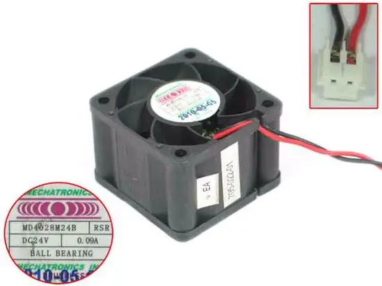 MECHATRONICS MD4028M24B RSR Вентилятор охлаждения сервера DC 24 В 0,09a 40x40x28 мм 2-проводной
MECHATRONICS MD4028M24B RSR Вентилятор охлаждения сервера DC 24 В 0,09a 40x40x28 мм 2-проводной