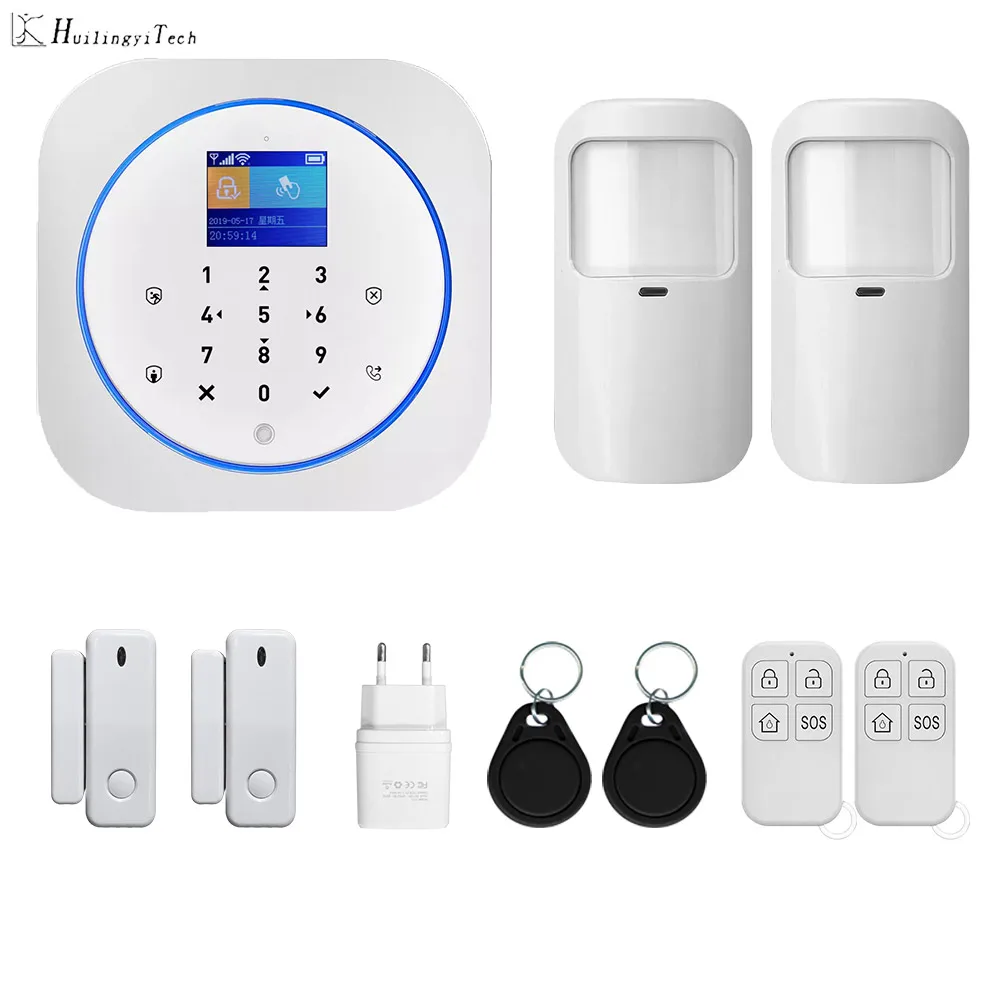 Gsm Home Security Wifi Alarm System Support alexa Google Assistant Tuya LCD Touch Keyboard Alarm Kit Huilingyitech
Gsm Home Security Wifi Alarm System Support alexa Google Assistant Tuya LCD Touch Keyboard Alarm Kit Huilingyitech