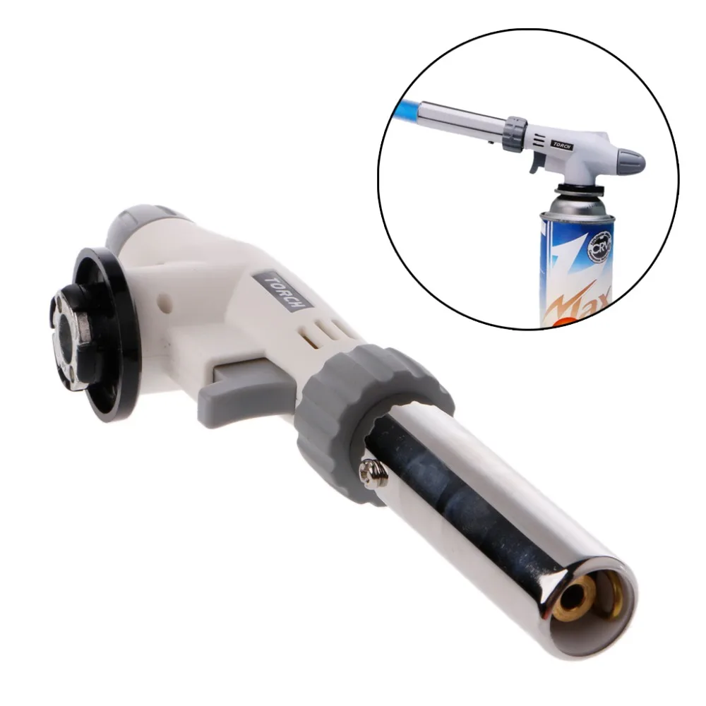 Metal Flame Gun Welding Gas Torch Lighter Heating Ignition Butane Portable Camping Cooking AutoIgnition Welding Torch Gas Burner
Metal Flame Gun Welding Gas Torch Lighter Heating Ignition Butane Portable Camping Cooking AutoIgnition Welding Torch Gas Burner