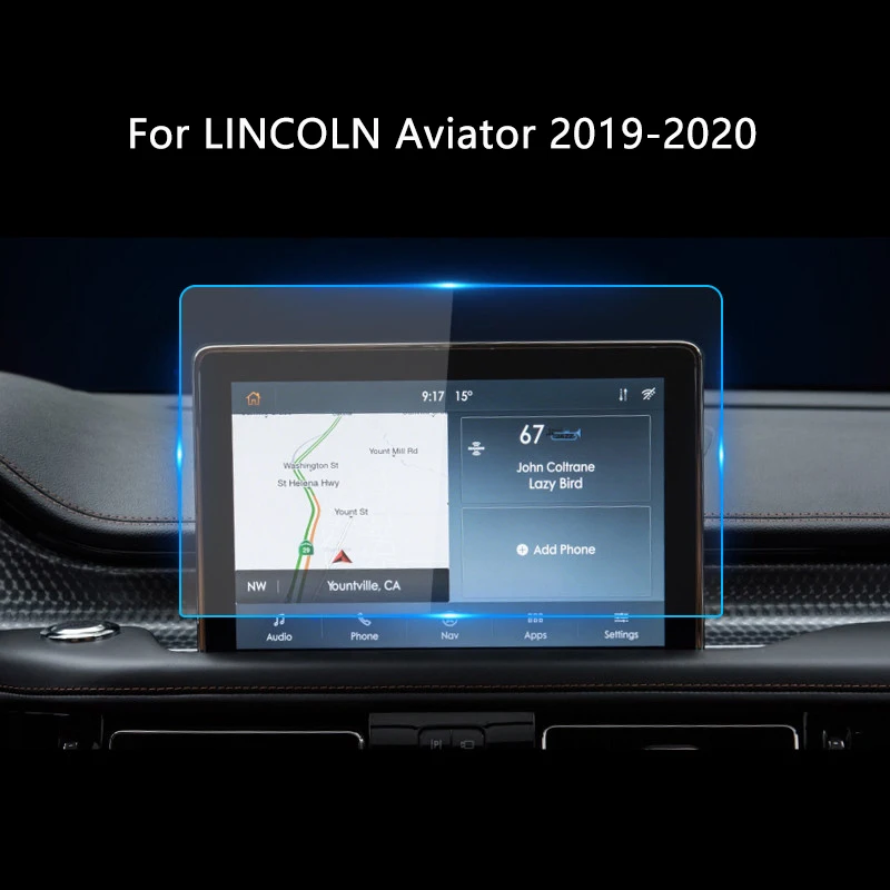 10.1 Inch Car Navigation Screen Protector Central Screen Tempered Glass Screen Protective Film For LINCOLN Aviator 2019-2020
10.1 Inch Car Navigation Screen Protector Central Screen Tempered Glass Screen Protective Film For LINCOLN Aviator 2019-2020