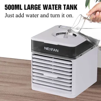 Portable Mini Air Conditioner Humidifier Purifier USB Fan Bedroom Desktop Office Air Cooler UVC Sterilization/General Fans
Portable Mini Air Conditioner Humidifier Purifier USB Fan Bedroom Desktop Office Air Cooler UVC Sterilization/General Fans