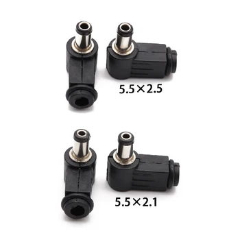 1pcs/lot DC 5.5*2.1/5.5*2.5mm Male DC Power Plug Connector Angle 90 degree L Shaped plastic 5.5*2.5 5.5*2.1 mm
1pcs/lot DC 5.5*2.1/5.5*2.5mm Male DC Power Plug Connector Angle 90 degree L Shaped plastic 5.5*2.5 5.5*2.1 mm