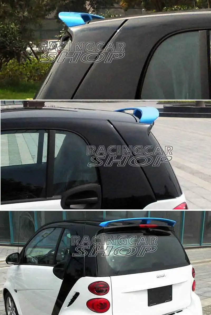 B Style Rear Roof Spoiler Wing Fit For Smart Fortwo 2008-2013