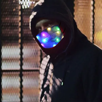 LED Light Up Mask Glowing Halloween Mask Luminous Mask 7 Color Lights Party Rave Mask for Halloween Christmas Masquerade Mаска
LED Light Up Mask Glowing Halloween Mask Luminous Mask 7 Color Lights Party Rave Mask for Halloween Christmas Masquerade Mаска