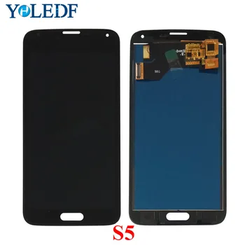 

New S5 LCD For Samsung S5 G900F Display LCD Screen Touch Digitizer Assembly i9600 G900F G900H G900M G9001 G900R G900P G900T LCDs