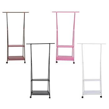 Floor-Standing Coat Rack Metal Activity Balcony Indoor Clothing Hanger with Casters 160X55X42Cm Handbag Shoes Coat Rack Drying R 
Floor-Standing Coat Rack Metal Activity Balcony Indoor Clothing Hanger with Casters 160X55X42Cm Handbag Shoes Coat Rack Drying R