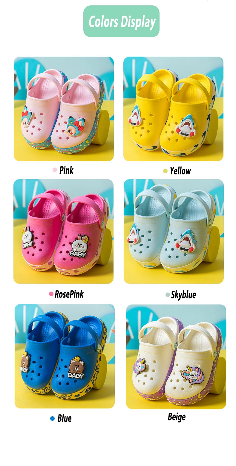 Anti Slip Unicorn Crocs For Kids Anti Slip Unicorn Crocs For Kids