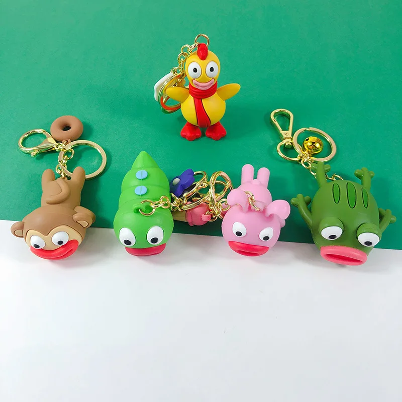 Cute Cartoon Big Mouth Monkey Caterpillar Dog Duck Frog Key Chain Epoxy Animal Keychains Key Ring Women Bag Charm Pendant Gift
Cute Cartoon Big Mouth Monkey Caterpillar Dog Duck Frog Key Chain Epoxy Animal Keychains Key Ring Women Bag Charm Pendant Gift