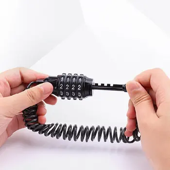 Mini Spring Anti-theft Bicycle Code Lock 4 Digits Combination Password Bike Lock Spring Disc Cable Wire Security Lock
Mini Spring Anti-theft Bicycle Code Lock 4 Digits Combination Password Bike Lock Spring Disc Cable Wire Security Lock