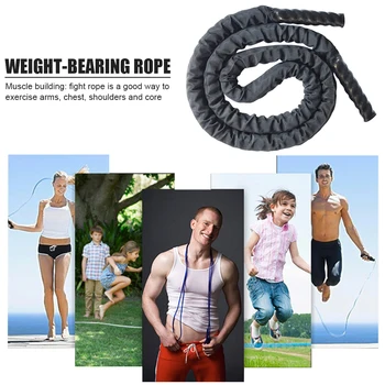 Heavy Thick Battle Skipping Jump Rope Muscle Fitness Strength Training Building for Working-out Comfortable Decoration
Heavy Thick Battle Skipping Jump Rope Muscle Fitness Strength Training Building for Working-out Comfortable Decoration