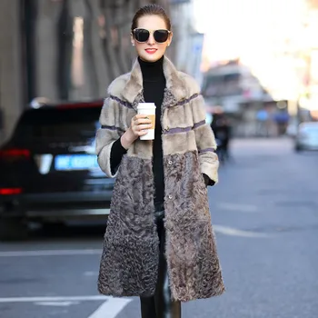 Women's Real Fur Coat Natural Double-faced Female Wool Jacket Autumn Winter Mink Fur Coat Women Clothes 2020 Korean Vintage Tops
Women's Real Fur Coat Natural Double-faced Female Wool Jacket Autumn Winter Mink Fur Coat Women Clothes 2020 Korean Vintage Tops