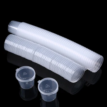 50Pcs 27ml Disposable Sauce Food Cups Plastic Small Clear Sauce Vinegar Soy Sauce Storage Containers Boxes with Lid Kitchen Tool
50Pcs 27ml Disposable Sauce Food Cups Plastic Small Clear Sauce Vinegar Soy Sauce Storage Containers Boxes with Lid Kitchen Tool