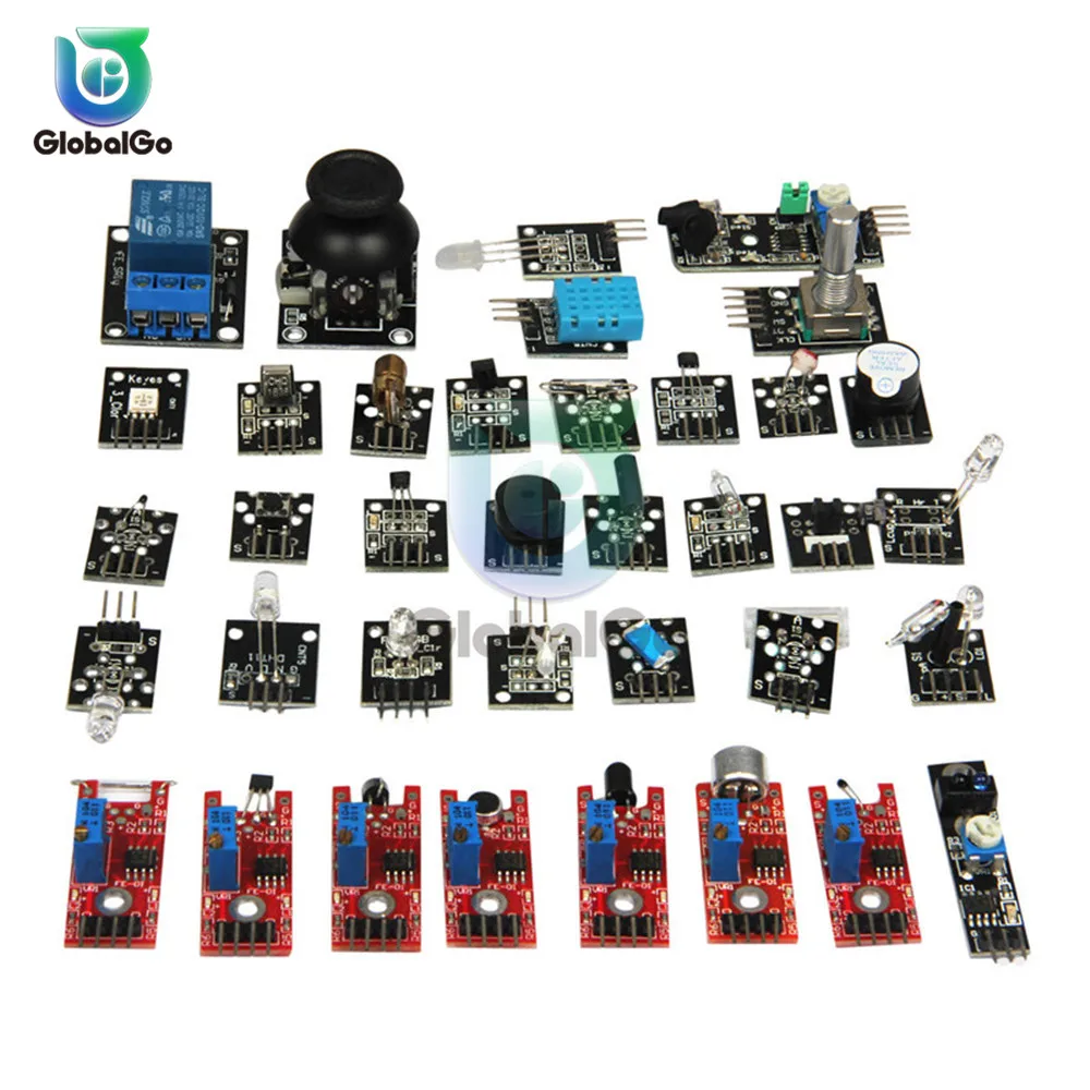 35 in 1 Sensors Modules Starter Kit for arduino Switch Module Temperature Sensor Board
35 in 1 Sensors Modules Starter Kit for arduino Switch Module Temperature Sensor Board