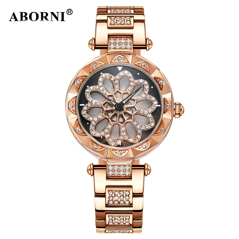 ABORNI Fashion Luxury Ladies Wrist Watches Top Brand Rose Gold Steel Strap Waterproof Women's Bracelet Watch Zegarek Damski
ABORNI Fashion Luxury Ladies Wrist Watches Top Brand Rose Gold Steel Strap Waterproof Women's Bracelet Watch Zegarek Damski