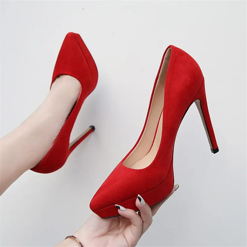 New net red ladies shoes fashion show single shoes catwalk banquet women's shoes genuine 12CM stilettos large size 35-45 46
New net red ladies shoes fashion show single shoes catwalk banquet women's shoes genuine 12CM stilettos large size 35-45 46