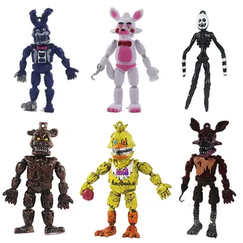 8cm PVC Mini Model FNAF Figuras Five Nights At Freddys Set Freddy Bear Anime Figure Model Toys
8cm PVC Mini Model FNAF Figuras Five Nights At Freddys Set Freddy Bear Anime Figure Model Toys
