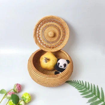 Autumn Rattan Fruit Basket Living Room Home Bread Basket Pure Hand Storage Basket Hotel Creative Fruit Plate
Autumn Rattan Fruit Basket Living Room Home Bread Basket Pure Hand Storage Basket Hotel Creative Fruit Plate
