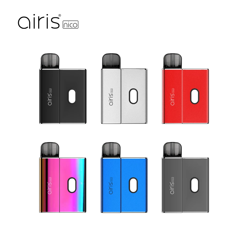 Original Airistech Airis Nico vape kit 450mah battery with 1ml Pod Cartridge Electronic Cigarette Fast Heating vaporizer vs JC01
Original Airistech Airis Nico vape kit 450mah battery with 1ml Pod Cartridge Electronic Cigarette Fast Heating vaporizer vs JC01