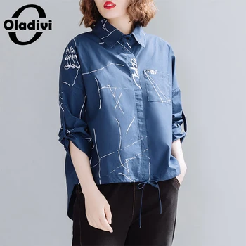Oladivi Women Plus Size Shirts Fashion Ladies Casual Loose Top Tees Spring New Work Wear OL Official Blouses Female Tunic Blusas
Oladivi Women Plus Size Shirts Fashion Ladies Casual Loose Top Tees Spring New Work Wear OL Official Blouses Female Tunic Blusas