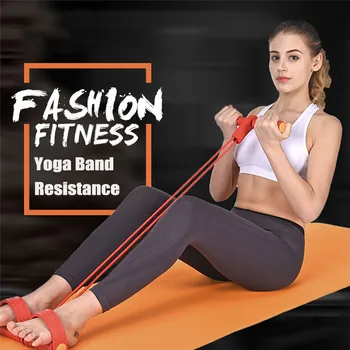 Workout Weight loss 4 Resistanc Elastic Pull Ropes Exerciser Rower Belly Resistance Band Home Gym Sport Training Elastic Bands
Workout Weight loss 4 Resistanc Elastic Pull Ropes Exerciser Rower Belly Resistance Band Home Gym Sport Training Elastic Bands