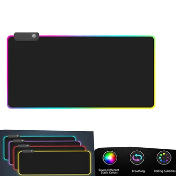 New Gaming Mouse Pad LED RGB Light 8 Lighting Modes Glowing Mat Non-slip Rubber Bottom Cloth Pad For keyboard
New Gaming Mouse Pad LED RGB Light 8 Lighting Modes Glowing Mat Non-slip Rubber Bottom Cloth Pad For keyboard