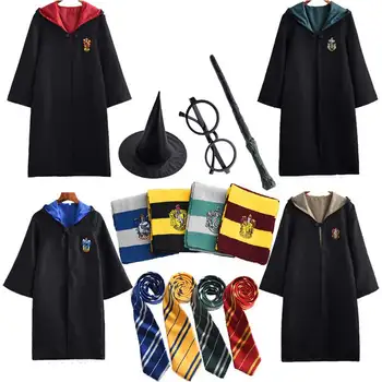 Gryffindor Slytherin Magic Cloak Cosplay Costume Robe Cape Potter Hermione Granger Cos Ravenclaw Hufflepuff Suit E2103AD
Gryffindor Slytherin Magic Cloak Cosplay Costume Robe Cape Potter Hermione Granger Cos Ravenclaw Hufflepuff Suit E2103AD