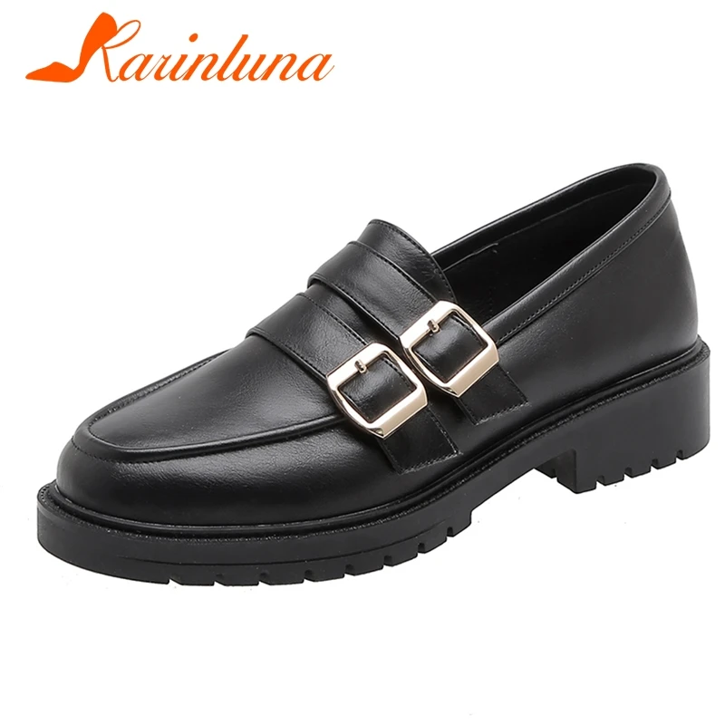 KARINLUNA Plus Size 30-43 New Fashion Lady 2020 Office Casual Pumps Platform Round Toe Pumps Women Buckle Belt Shoes Woman
KARINLUNA Plus Size 30-43 New Fashion Lady 2020 Office Casual Pumps Platform Round Toe Pumps Women Buckle Belt Shoes Woman