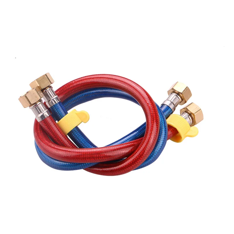 1 Pair Water Pipe 1/2" Sink Metal Hybrid Braided Inlet Pipe Closestool Water Heater Cold And Hot Water Hose Bathroom Accessory
1 Pair Water Pipe 1/2" Sink Metal Hybrid Braided Inlet Pipe Closestool Water Heater Cold And Hot Water Hose Bathroom Accessory