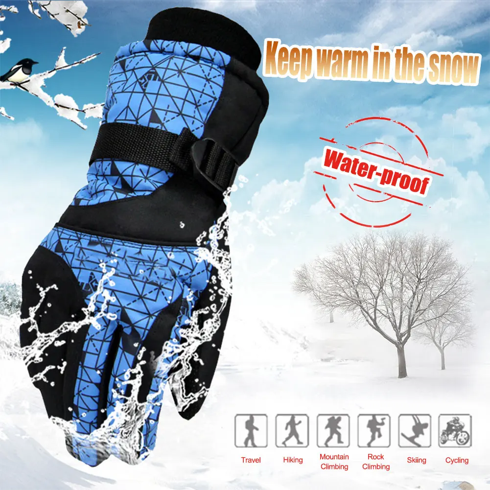 Winter Gloves Solid Color Warm Waterproof Windproof Gloves Anti-Lost Clip for Cycling Skiing Plus Thick Velvet Full Finger
Winter Gloves Solid Color Warm Waterproof Windproof Gloves Anti-Lost Clip for Cycling Skiing Plus Thick Velvet Full Finger