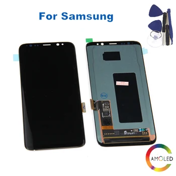 AMOLED for SAMSUNG S8 LCD Display Touch Screen Digitizer Replacement for SAMSUNG GALAXY S8 Plus LCD SAMSUNG S8 LCD Free Tape
AMOLED for SAMSUNG S8 LCD Display Touch Screen Digitizer Replacement for SAMSUNG GALAXY S8 Plus LCD SAMSUNG S8 LCD Free Tape