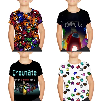 New Game Among Us Kids 3D T Shirt Child Kawaii Summer Tosp Cartoon Graphic Tees Funny Harajuku T-shirt Unisex Fashion Tshirt Boy
New Game Among Us Kids 3D T Shirt Child Kawaii Summer Tosp Cartoon Graphic Tees Funny Harajuku T-shirt Unisex Fashion Tshirt Boy