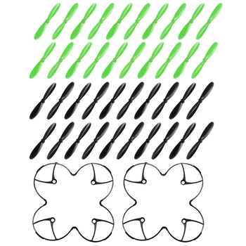 uxcell RC Propeller Black Green 20 Pair + 2 Black Guard Cover for H107L X4 Quadcopter
uxcell RC Propeller Black Green 20 Pair + 2 Black Guard Cover for H107L X4 Quadcopter
