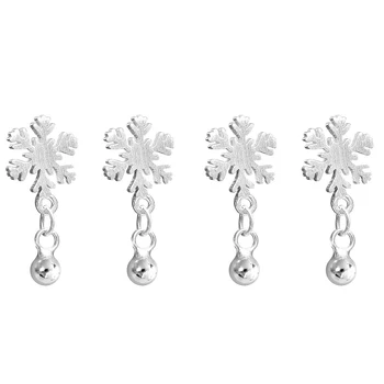 2Pairs Brushed Snowflake Ear Studs Light Pearl Earrings Ear Jewelry Ear Dangler Light Pearl Earrings Ear Studs For Christmas
2Pairs Brushed Snowflake Ear Studs Light Pearl Earrings Ear Jewelry Ear Dangler Light Pearl Earrings Ear Studs For Christmas