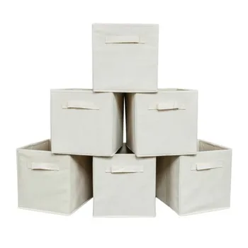 6pcs High Quality Non-woven Fabrics Storage Boxes Beige Easy to Assemble and Disassemble
6pcs High Quality Non-woven Fabrics Storage Boxes Beige Easy to Assemble and Disassemble