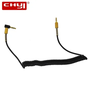 CHYI 3.5mm Spring Line Car Audio Cable Male-Male AUX Car Stereo Cable Headphone AUX Cord Right Angle Audio Cable For Phone PC
CHYI 3.5mm Spring Line Car Audio Cable Male-Male AUX Car Stereo Cable Headphone AUX Cord Right Angle Audio Cable For Phone PC