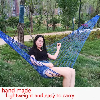 220x130cmOutdoor mesh hammock Handmade adult children's indoor swing Breathable hammock Camping hammock
220x130cmOutdoor mesh hammock Handmade adult children's indoor swing Breathable hammock Camping hammock