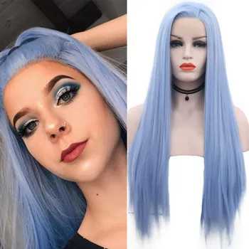 Charisma Light Blue Long Straight Wig for Women Heat Resistant Synthetic Lace Front Wig with Side Part Synthetic Lace Wig
Charisma Light Blue Long Straight Wig for Women Heat Resistant Synthetic Lace Front Wig with Side Part Synthetic Lace Wig