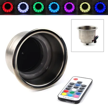 7Colors DC 12V Colorful LED RGB Stainless Steel Drink Cup Holder with Remote Control For Marine RV Truck Cars
7Colors DC 12V Colorful LED RGB Stainless Steel Drink Cup Holder with Remote Control For Marine RV Truck Cars
