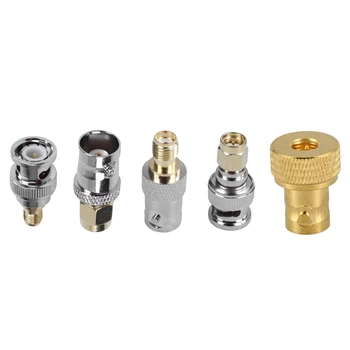 4pcs SMA to BNC Kits RF Coaxial Adapter Male Female Coax Connector & 1pcs SMA Male to BNC Female Jack M/F RF Adapter
4pcs SMA to BNC Kits RF Coaxial Adapter Male Female Coax Connector & 1pcs SMA Male to BNC Female Jack M/F RF Adapter