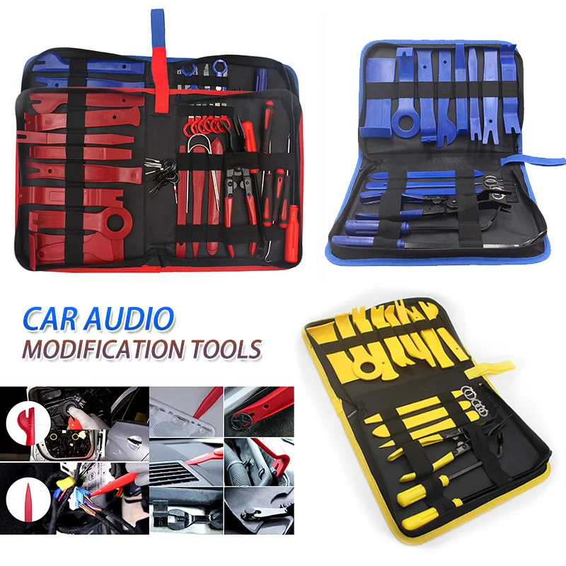19/38pc Hand Tool Car Disassembly Tools Set DVD Stereo Refit Kits Interior Plastic Trim Panel Dashboard Removal Tool Repair Tool
19/38pc Hand Tool Car Disassembly Tools Set DVD Stereo Refit Kits Interior Plastic Trim Panel Dashboard Removal Tool Repair Tool