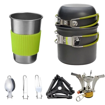 1 Set Durable Portable Camping Set Pot Combination Picnic Cooker Set Outdoor Cooking Tools
1 Set Durable Portable Camping Set Pot Combination Picnic Cooker Set Outdoor Cooking Tools